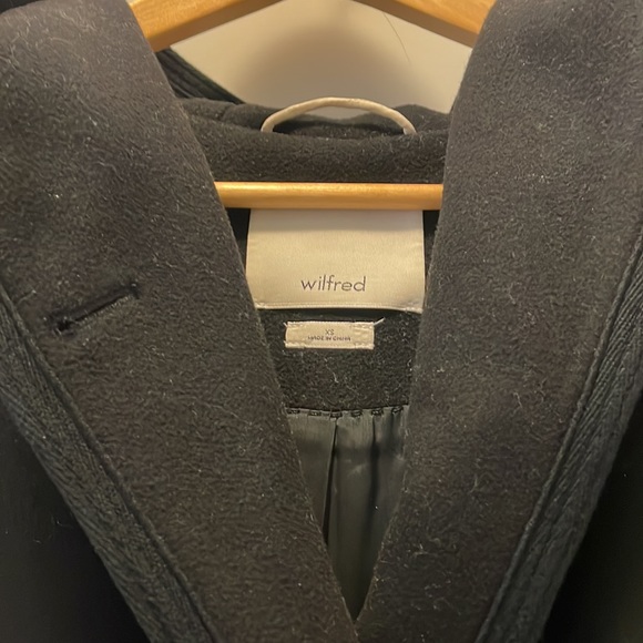 Wilfred belted winter coat with hood - Picture 2 of 7